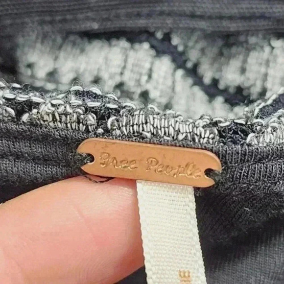 Free People Mini Lace Dress Size S Square neck‎ Long Sleeve Strappy - Picture 9 of 12